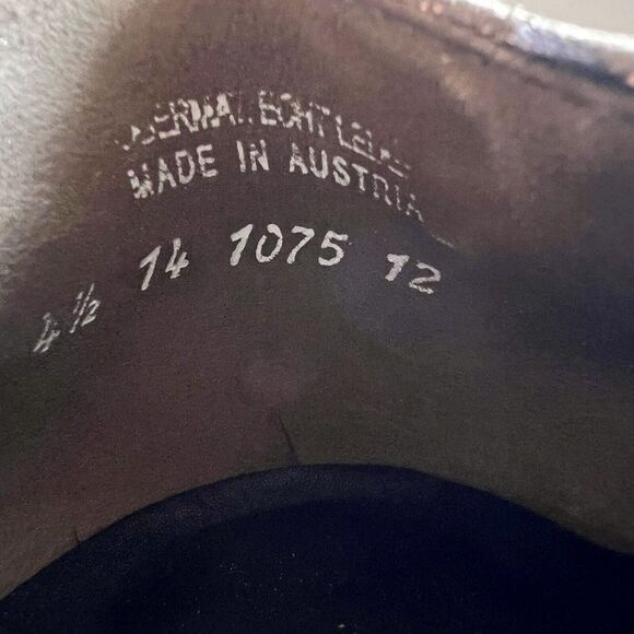 Paul Green Townsend Distressed Metallic Bronze Leather Ballet Flat UK 4.5 US 6.5 - Picture 10 of 16